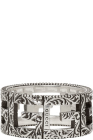 Gucci - Bague en argent Square G