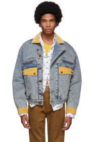 Gucci - Blue Denim Rhinestone Jacket