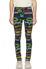 Gucci - Multicolor All Over Skinny Jeans