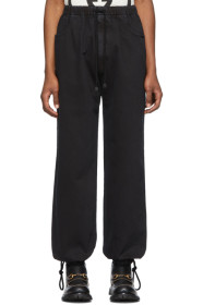 Gucci - Black Washed Cotton Jogging Jeans