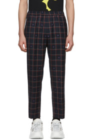 Gucci - Black Wool GG Trousers