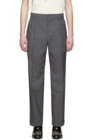 Gucci - Grey Cuffed Trousers