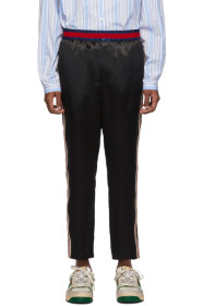 Gucci - Black Satin Trousers