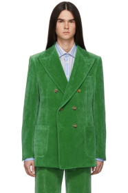 Gucci - Green Velvet Blazer