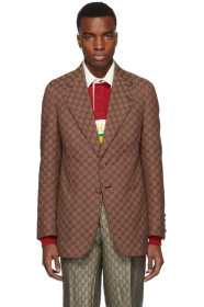 Gucci - Red GG Canvas Blazer