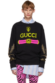 Gucci - ブラック ビーズ スウェットシャツ