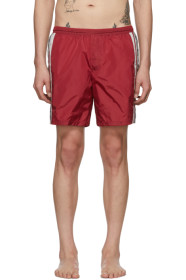 Gucci - Red GG Swim Shorts