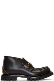 Gucci - Black Horsebit Boots