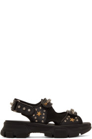 Gucci - Sandales cloutées noires Aguru
