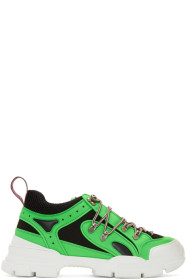 Gucci - Green Flashtrek Sneakers