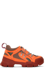 Gucci - Orange Flashtrek Sneakers