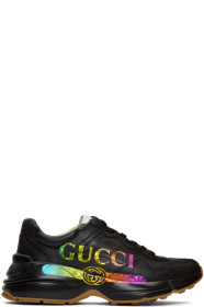 Gucci - Black Vintage Rython Sneakers