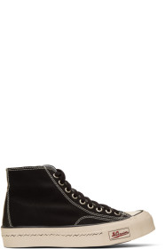 Visvim - ブラック Skagway ハイ パターン スニーカー