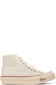 Visvim - オフホワイト Skagway ハイ パターン スニーカー