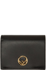 Fendi - Black 'F is Fendi' Bifold Wallet