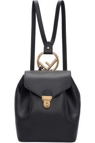 Fendi - Black 'F is Fendi' Backpack