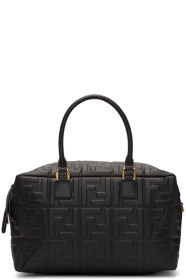 Fendi - Black Small 'Forever Fendi' Boston Bag