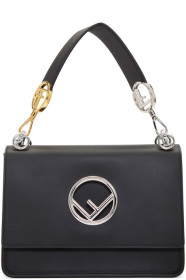 Fendi - Black Large 'F is Fendi' 'Kan I' Bag