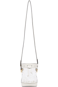 Fendi - White PVC 'F is Fendi' Mon Tresor Bucket Bag