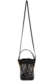 Fendi - Transparent & Black PU Mini Mon Trésor Bag