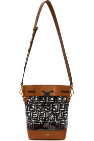 Fendi - Black & Brown 'Forever Fendi' Mon Trésor Bag