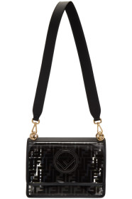 Fendi - Transparent & Black 'Forever Fendi' 'Kan I F' Bag