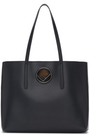 Fendi - Black 'F is Fendi' Shopper Tote
