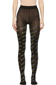 Fendi - Collant noir 'Fendi Mania'