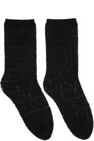 Fendi - Chaussettes noires 'Forever Fendi'