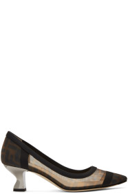 Fendi - 黑色“Forever Fendi” Colibri 高跟鞋