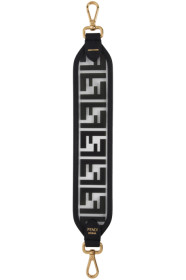 Fendi - Black Mini 'Forever Fendi' Strap You Bag Strap