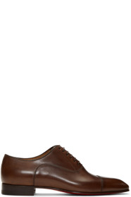 Christian Louboutin - Brown Greggo Derbys