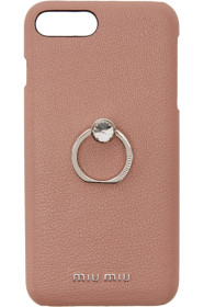 Miu Miu - Pink Madras Ring iPhone 8 Plus Case