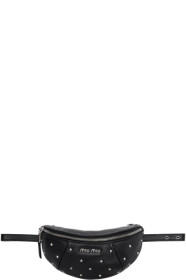 Miu Miu - Black Studded Belt Bag