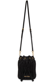 Miu Miu - Black Quilted Bucket Bag