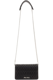 Miu Miu - Black Quilted Délice Bag