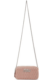 Miu Miu - Pink Mini Crystals & Pearls Bandoliera Bag