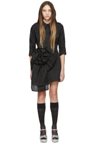 Miu Miu - Black Pointy Collar Dress