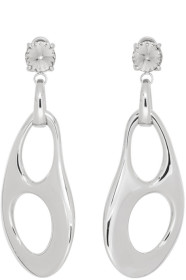 Prada - Silver Metal Earrings