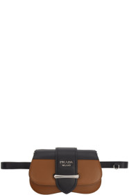 Prada - Sac-ceinture brun Small Sidonie