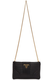 Prada - Pochette noire Small Diagramme