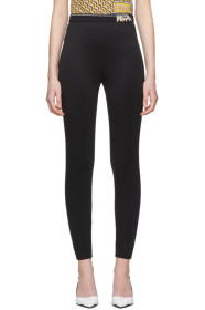 Prada - Black Zipped Leggings