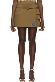Prada - Beige Wrap Miniskirt