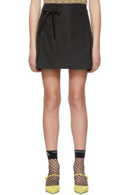Prada - Black Portfolio Miniskirt