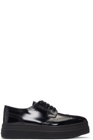 Prada - Black Platform Brogues