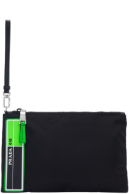 Prada - Black Logo Patch Pouch