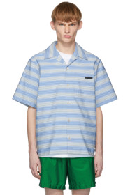 Prada - 蓝色条纹巴哈马衬衫