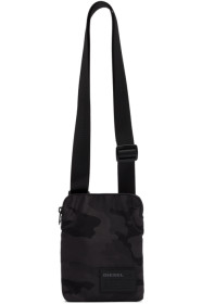 Diesel - Sac à bandoulière noir Camo F-Discover