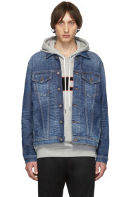 Diesel - Blouson en denim bleu JoggJeans NHill-TW
