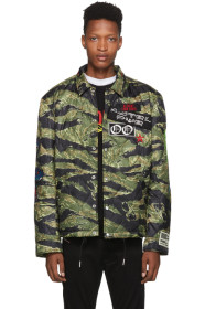 Diesel - Blouson matelassé vert J-Rasputin